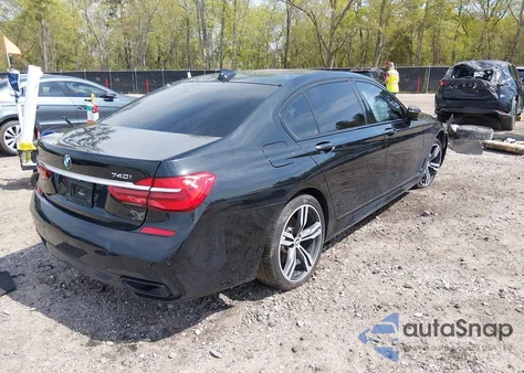 2019 BMW 740I из США, поврежденный, VIN WBA7E2C59KB217490